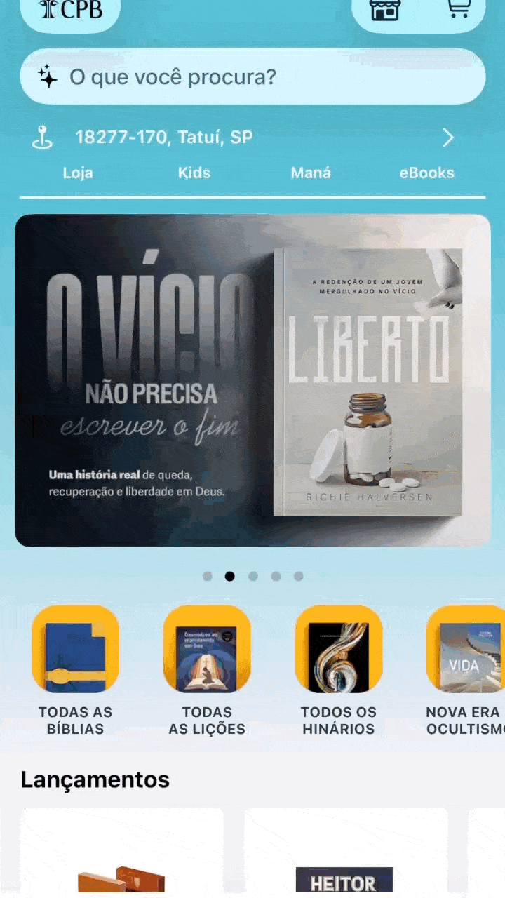 Tela iOS